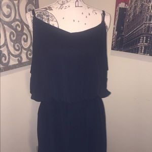 Black maxi dress
